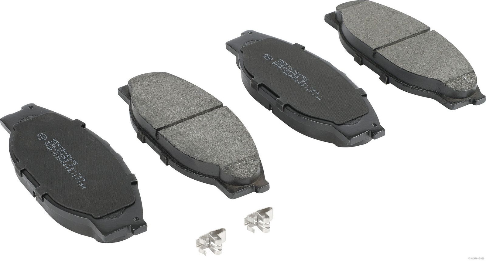 set placute frana,frana disc HERTH+BUSS JAKOPARTS J3602053