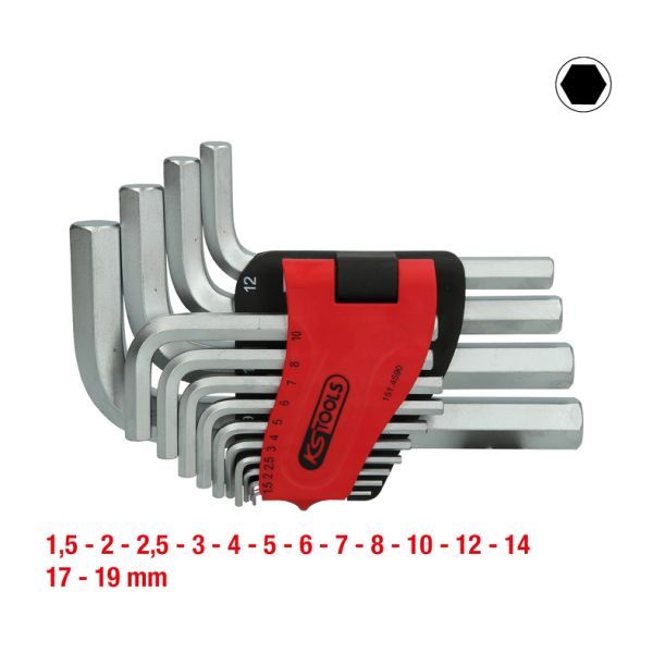Set surubelnite unghiulare KS TOOLS 151.4590