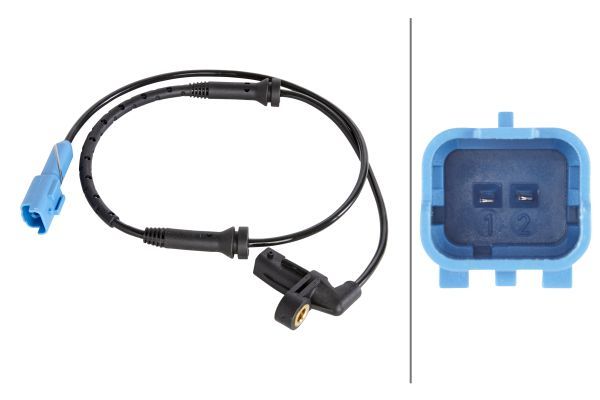 Czujnik, prędkość obrotowa koła HELLA 6PU 012 806-071