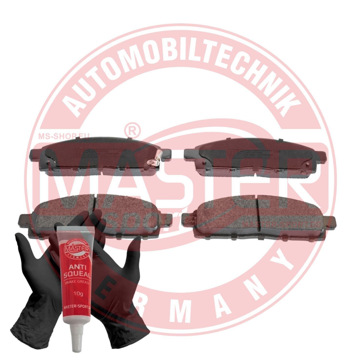 set placute frana,frana disc MASTER SPORT 13046056312N-SET-MS