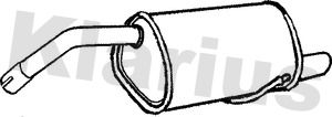 Tłumik końcowy KLARIUS 230668