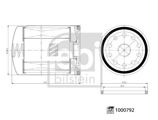 filtru combustibil FEBI BILSTEIN 1000792