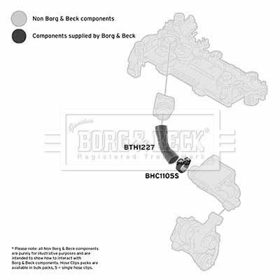 Przewód powietrza doładowującego BORG & BECK BTH1227