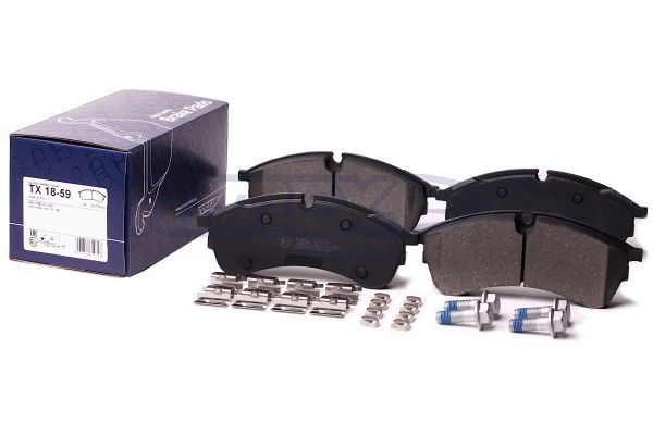 Levně Sada brzdových destiček, kotoučová brzda TOMEX Brakes 18-59