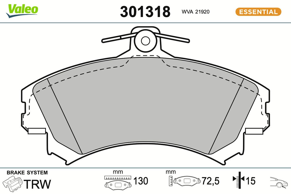 Piduriklotsi komplekt,ketaspidur
