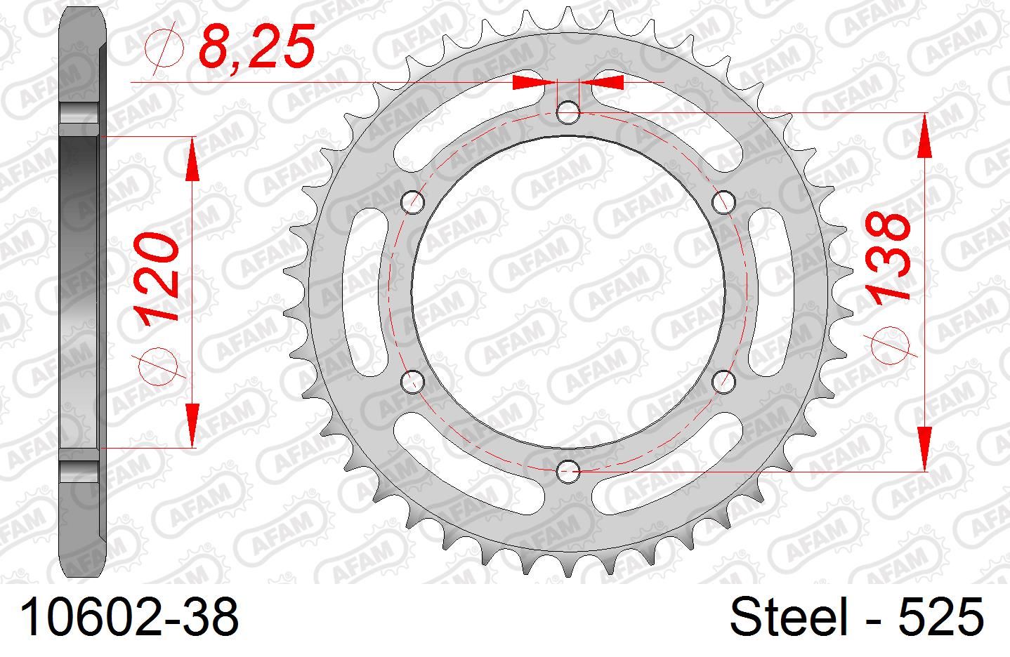 Roata dintata AFAM 10602-38