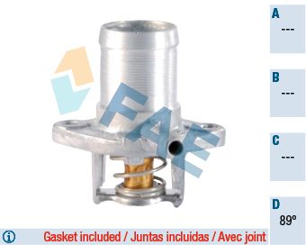 Termostat, środek chłodzący FAE 5321089