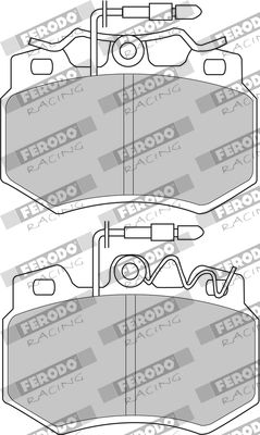 Zestaw klocków hamulcowych, hamulce tarczowe FERODO RACING FDS434