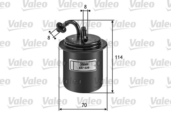 Palivový filter VALEO 587039