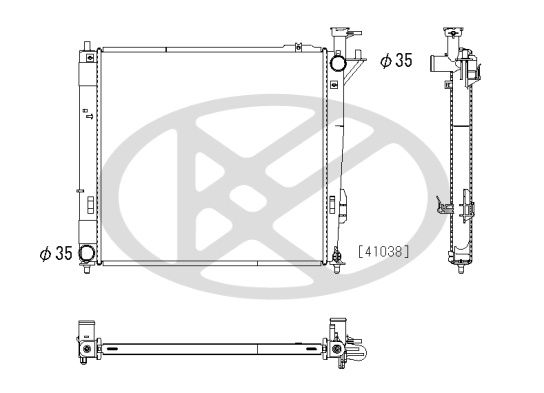 Radiator, racire motor KOYORAD PL812978