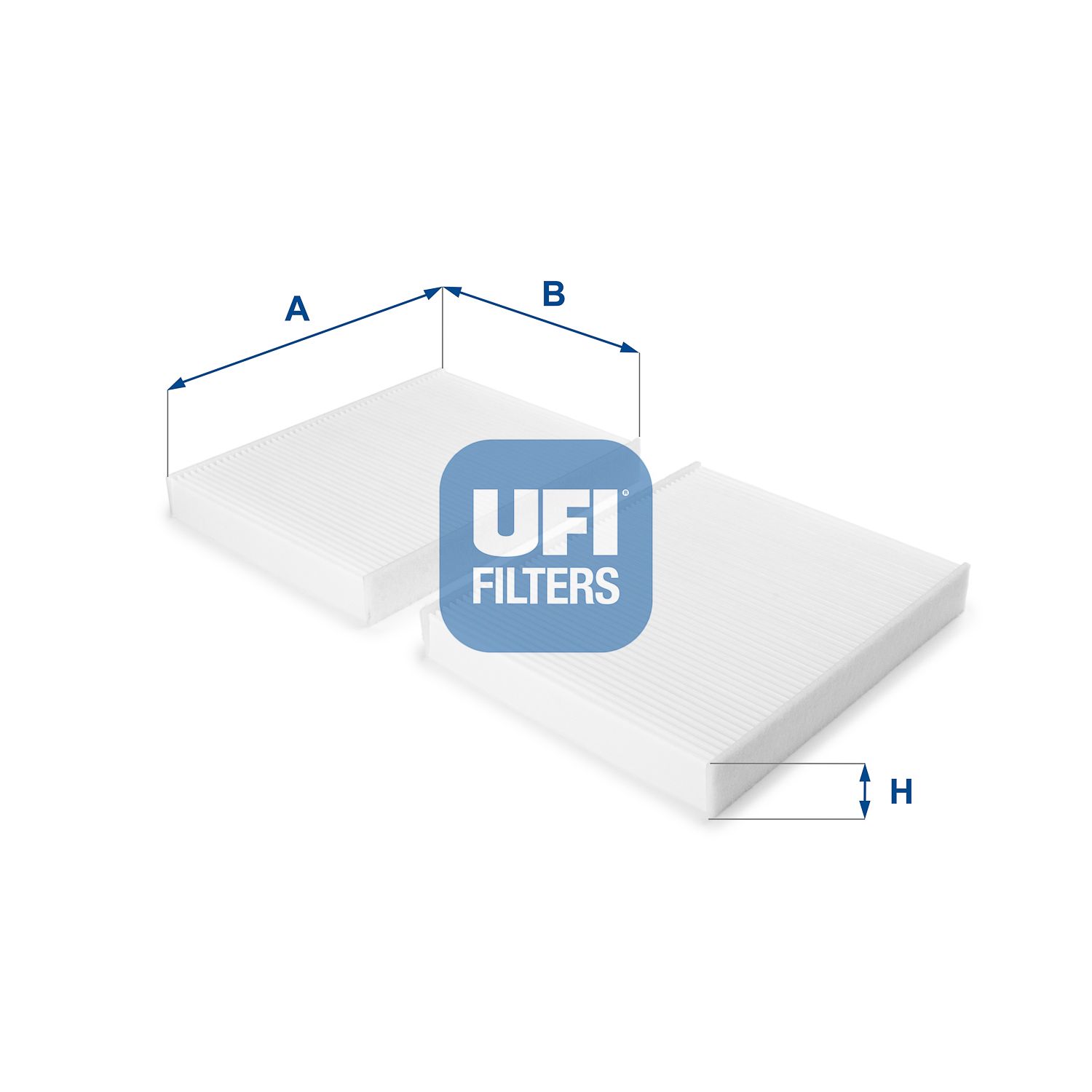 Filtr, wentylacja przestrzeni pasażerskiej UFI 53.229.00