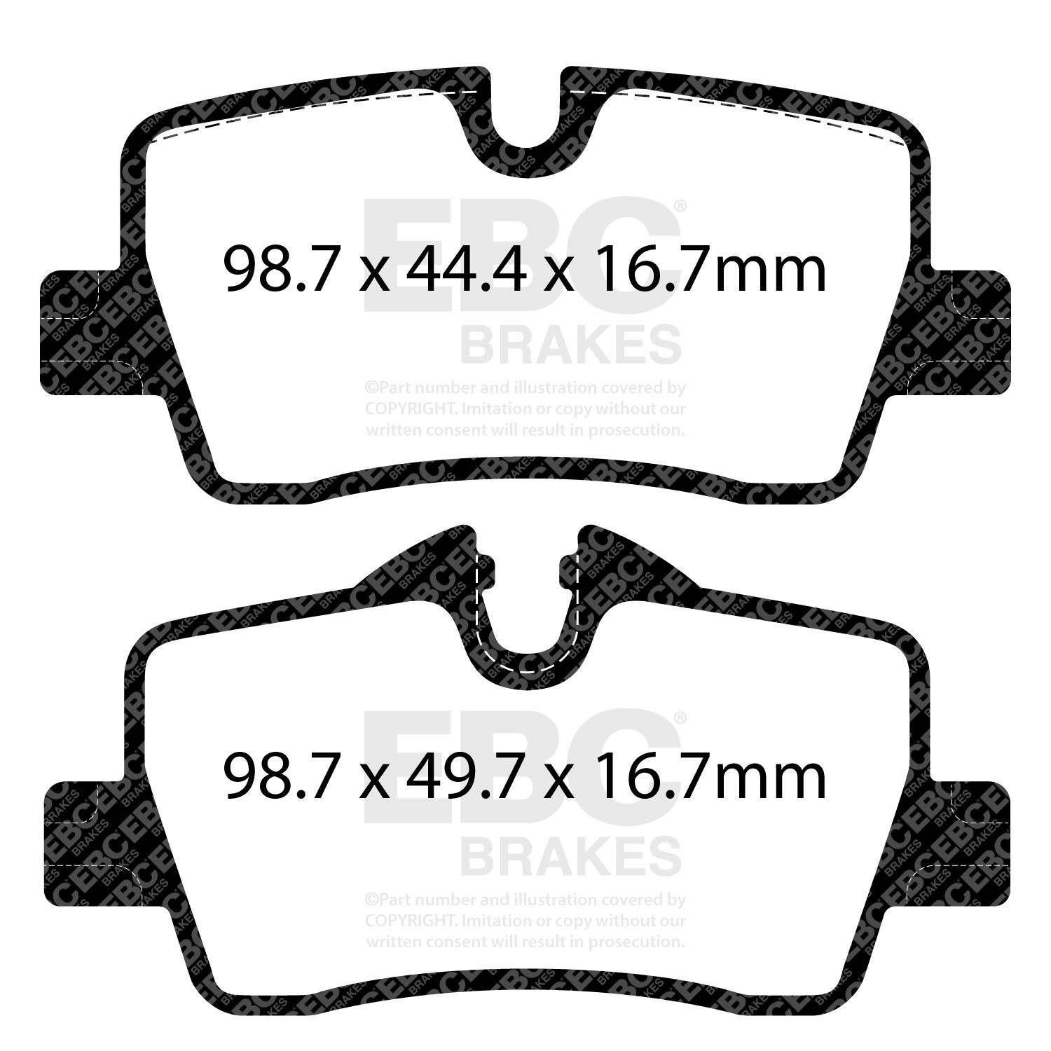 set placute frana,frana disc EBC Brakes DP42414R