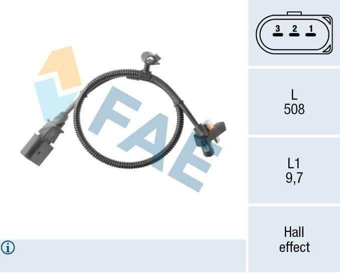 Snímač impulzov kľukového hriadeľa FAE 79495