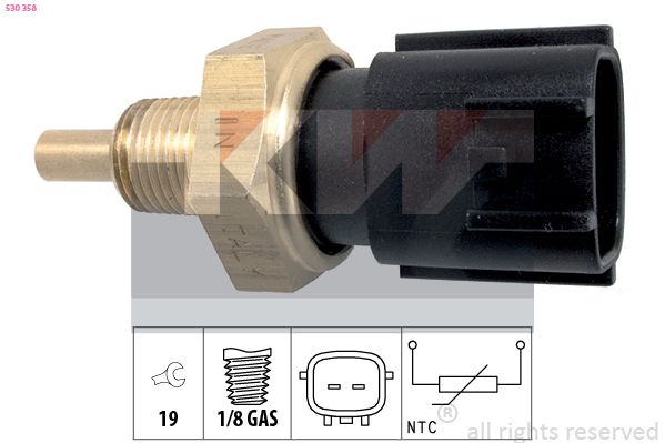 Czujnik, temperatura oleju KW 530 358