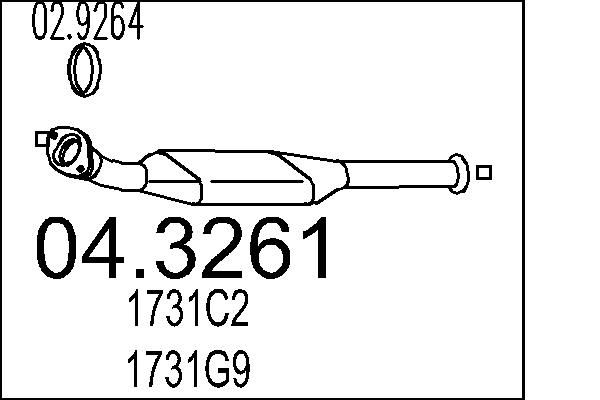 Katalizator MTS 04.3261