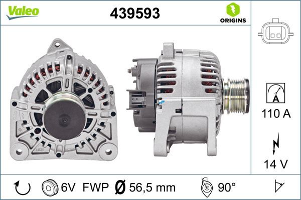 Alternator VALEO 439593