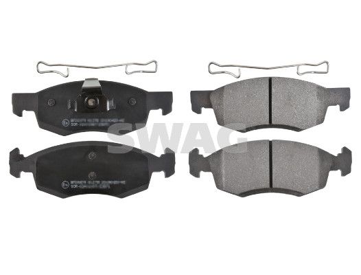 Levně Sada brzdových destiček, kotoučová brzda SWAG 60 91 6750