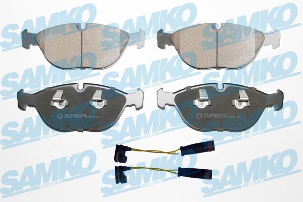 Zestaw klocków hamulcowych, hamulce tarczowe SAMKO 5SP881G
