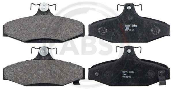 Zestaw klocków hamulcowych, hamulce tarczowe A.B.S. 38295
