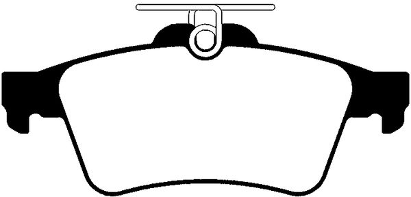ABTEX - Rear Brake Pad Set