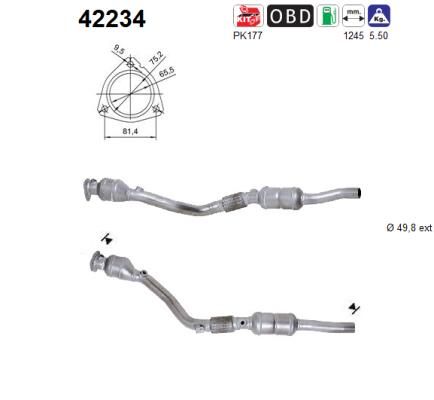Katalizator AS 4B0253011JX