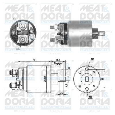 Włącznik elektromagnetyczny, rozrusznik MEAT & DORIA 46274