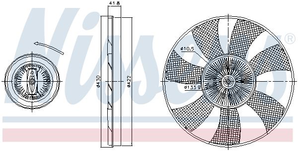 Embrayage, ventilateur de radiateur