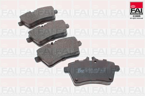 Zestaw klocków hamulcowych, hamulce tarczowe FAI AUTOPARTS BP408