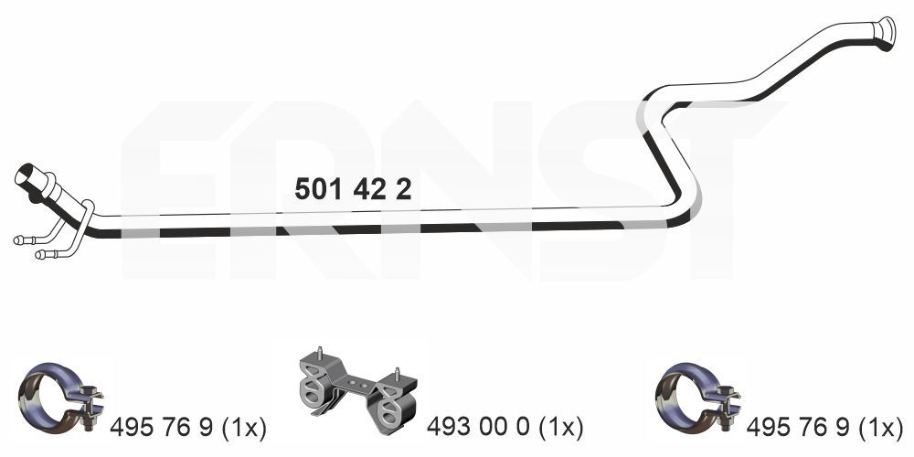 Rura wydechowa ERNST 501422