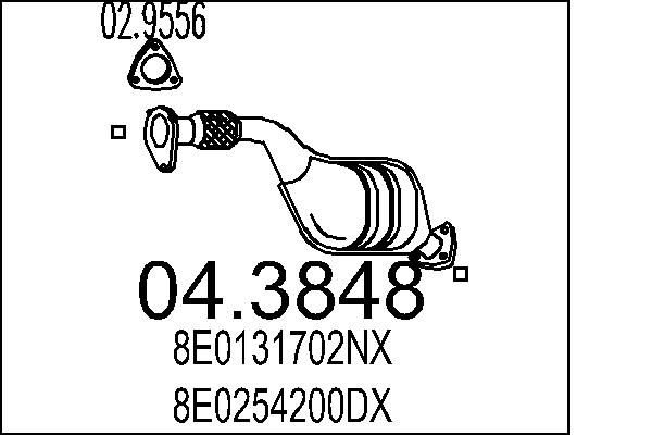 Katalizator MTS 04.3848