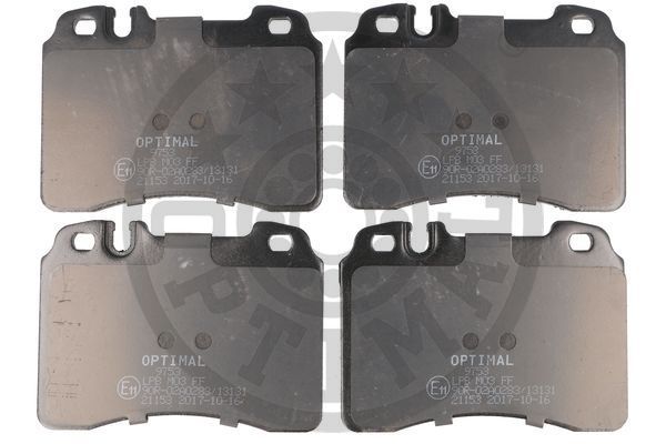 Zestaw klocków hamulcowych, hamulce tarczowe OPTIMAL BP-09753