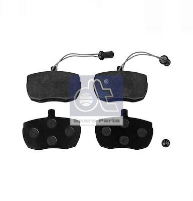 Zestaw klocków hamulcowych, hamulce tarczowe DT SPARE PARTS 7.92627