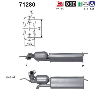 Katalizator AS 4514901381