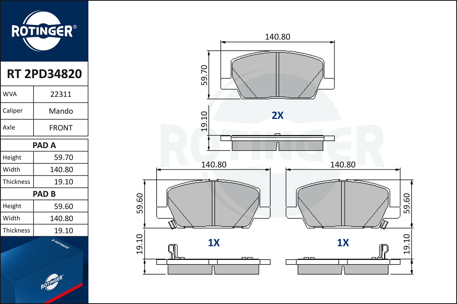 ROTINGER RT2PD34820
