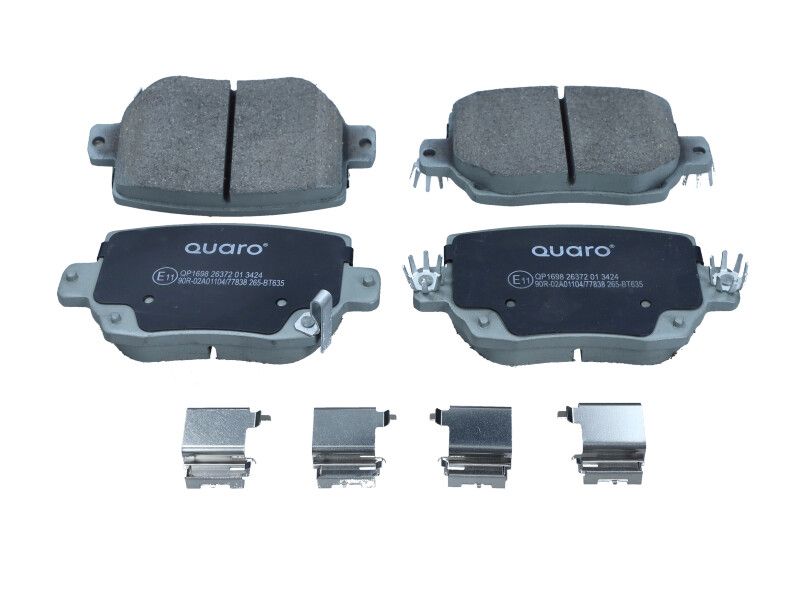 set placute frana,frana disc QUARO QP1698
