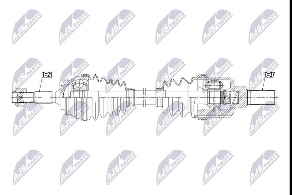 Wał napędowy NTY NPW-CT-175