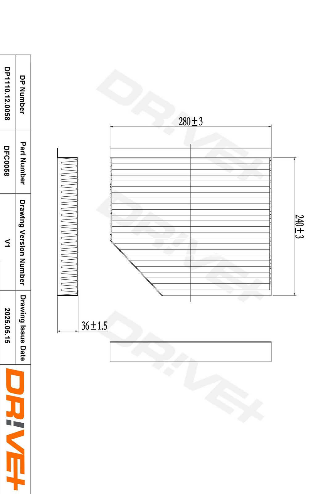 Фильтр, воздух во внутренном пространстве