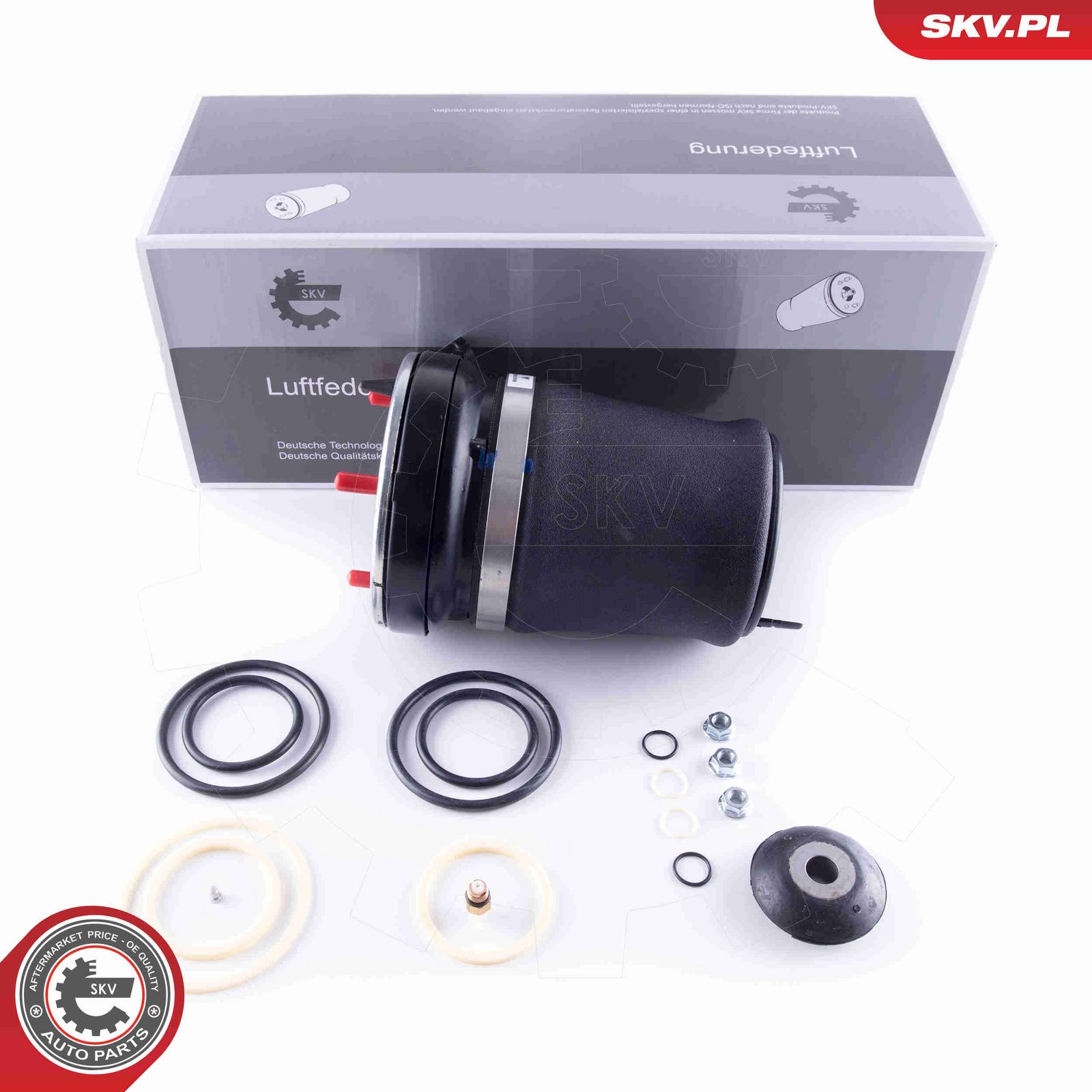 Pneimoatspere, Balstiekārta