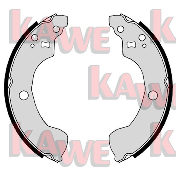 Zestaw szczęk hamulcowych KAWE 08870