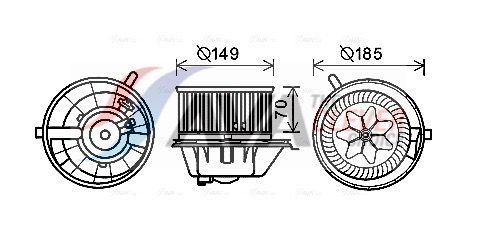 AVA - Heater Blower Motor