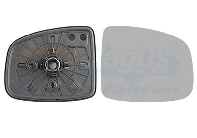 Sticla oglinda, oglinda retrovizoare exterioara VAN WEZEL 2562832