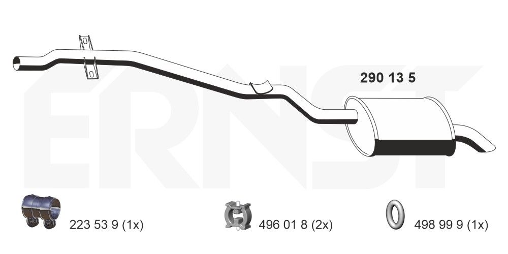 Toba esapament finala ERNST 290135
