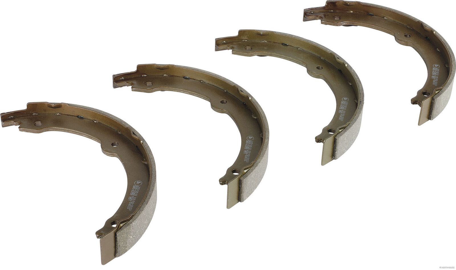 Set saboti frana, frana de mana HERTH+BUSS JAKOPARTS J3512012