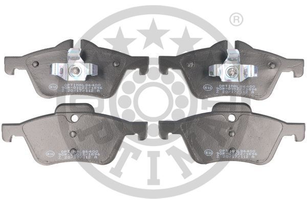 Zestaw klocków hamulcowych, hamulce tarczowe OPTIMAL BP-86400