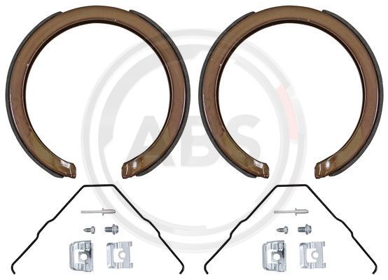 Zestaw szczęk hamulcowych, hamulec postojowy A.B.S. 9025