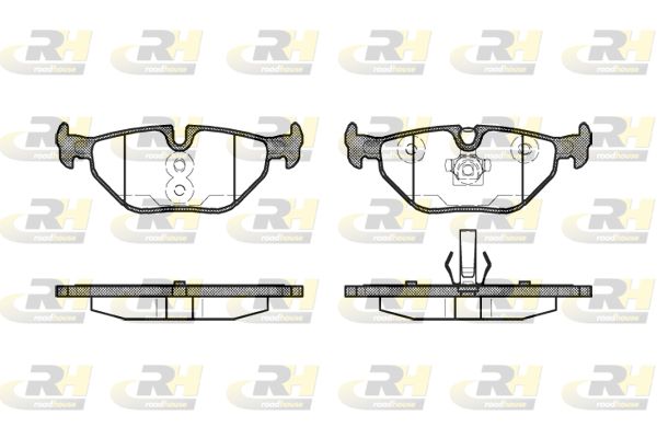 Zestaw klocków hamulcowych, hamulce tarczowe ROADHOUSE 2265.40