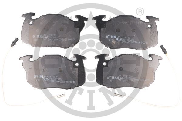 Zestaw klocków hamulcowych, hamulce tarczowe OPTIMAL BP-09415