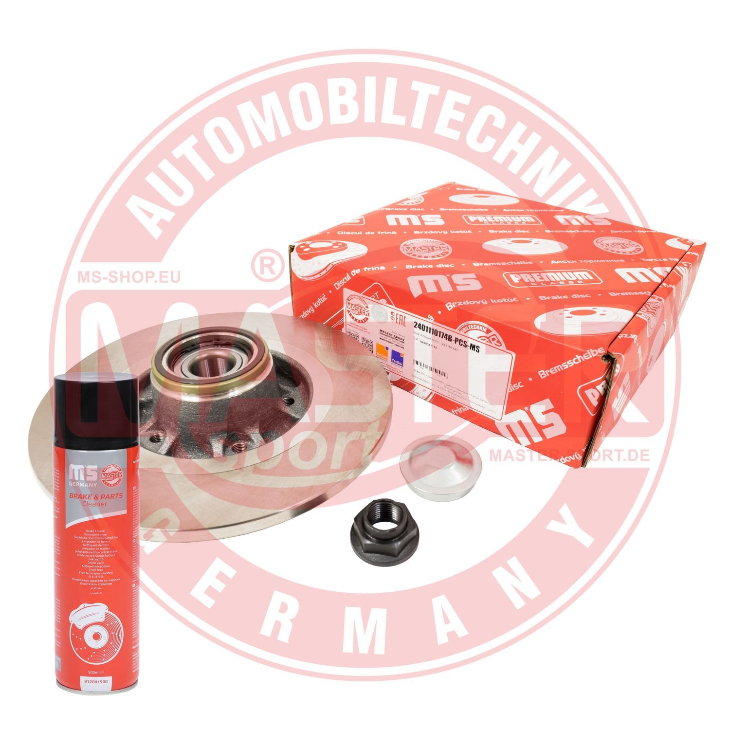 Tarcza hamulcowa MASTER-SPORT GERMANY 2401110174B-PCS-MSP