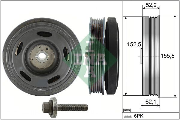 Set fulie, arbore cotit Schaeffler INA 544 0516 20