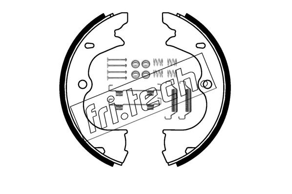 Zestaw szczęk hamulcowych, hamulec postojowy FRI.TECH. 1253.743K